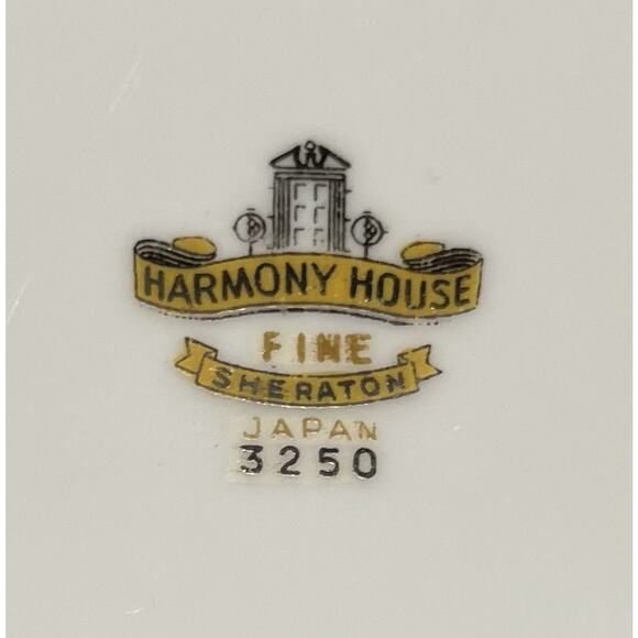 Vtg 11” Sheraton Oval Serving Platter by Harmony House Fine China Sears #3250. - Picture 5 of 5